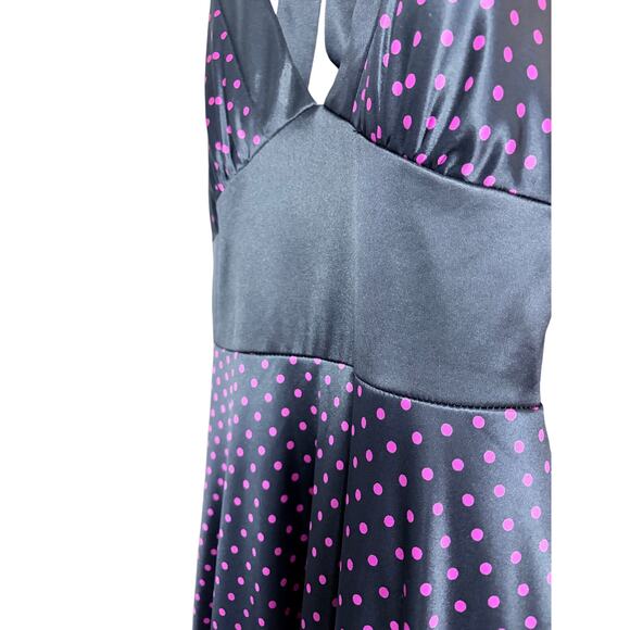 Y2K Ruby Rox Polka Dot Halter Dress size Small - Picture 9 of 13
